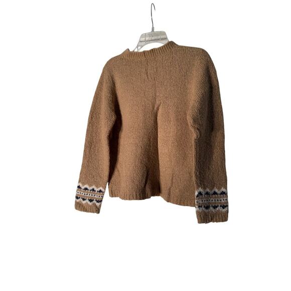 Old Navy Brown/Black Sweater Women's XL 34%Wool - Picture 5 of 5